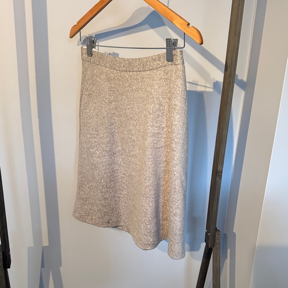 Banana Republic Cream A-Line Skirt